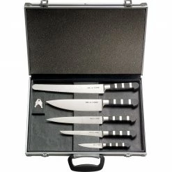 Bestecke DICK Magnetkoffer "Serie 1905", 5-teilig, Messer (schwarz/silber)