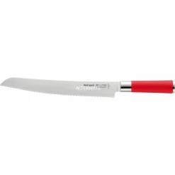 Bestecke DICK Red Spirit Brotmesser Wellenschliff, 26cm (rot/silber)
