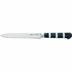 Bestecke DICK Serie 1905 Allzweckmesser Wellenschliff, 13cm (schwarz/silber)