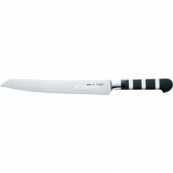 Bestecke DICK Serie 1905 Brotmesser Wellenschliff, 21cm (schwarz/silber)