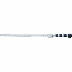 Bestecke DICK Serie 1905 Lachs- / Schinkenmesser Flexibel, Kullenschliff, 32cm (schwarz/silber)