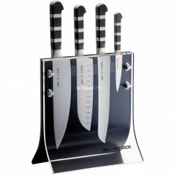 Bestecke DICK Serie 1905 Messerblock 4Knives (schwarz/silber, 4-teilig)