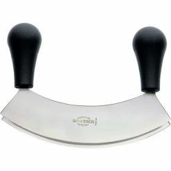 Bestecke DICK Wiegemesser, Doppel-Klinge, 23cm (schwarz)