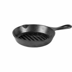 Pfannen Lodge Grillpfanne L3GP, Mit Stiel (schwarz, Ø 16,5cm)