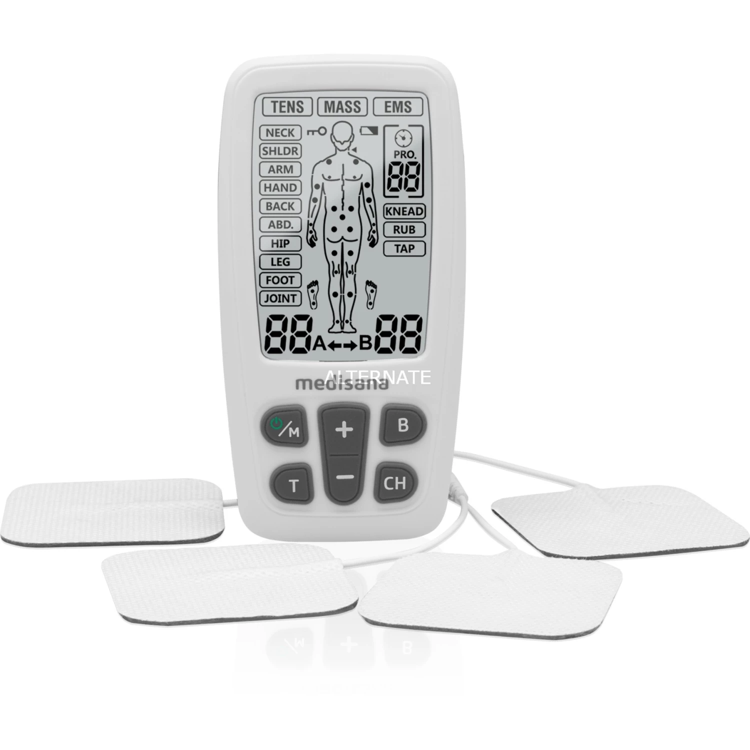 Massagegeräte Medisana 3-in-1 Elektrotherapiegerät TT 200 Tens, Massagegerät (weiß/grau) – Bild 3