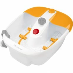 Messer Verkaufsgeschäft 17 Fußbäder Medisana FS 883 Fußsprudelbad (weiß/orange)