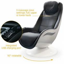 Massagegeräte Medisana RS 650 Lounge Chair Massagesessel 88414 (schwarz/weiß) -Messer Verkaufsgeschäft Medisana RS 650 Lounge Chair Massagesessel 88414@@1654600 4