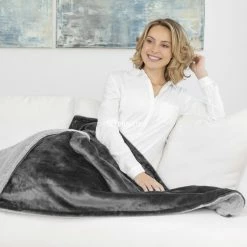 Heizdecken Medisana Wärmedecke 3in1 HB 677, Heizdecke (grau/hellgrau, 130 X 160 Cm) -Messer Verkaufsgeschäft Medisana W rmedecke 3in1 HB 677 Heizdecke@@1688219 4