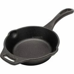 Petromax Feuerpfanne Fp15, Mit Pfannenstiel (schwarz, 1 Henkel, Ø 15cm)