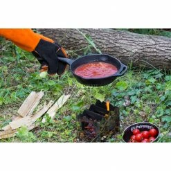 Petromax Feuerpfanne Fp20, Mit Pfannenstiel (schwarz, 1 Henkel, Ø 20cm) -Messer Verkaufsgeschäft Petromax Feuerpfanne fp20 mit Pfannenstiel@@9ggfpp00 4