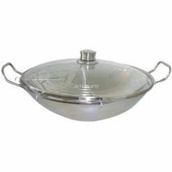 Zubehör Für Backofen Siemens Wok-Set HZ390090, 3-teilig (edelstahl, Ø 36cm)