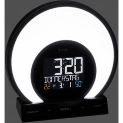 TFA Lichtwecker Mit Farbwechsel-Stimmungslicht Und Raumklima SOLUNA (schwarz/silber) -Messer Verkaufsgeschäft TFA Lichtwecker mit Farbwechsel Stimmungslicht und Raumklima SOLUNA@@1837070 4