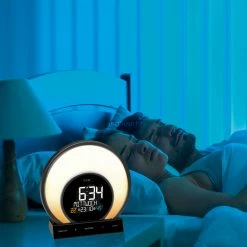 TFA Lichtwecker Mit Farbwechsel-Stimmungslicht Und Raumklima SOLUNA (schwarz/silber) -Messer Verkaufsgeschäft TFA Lichtwecker mit Farbwechsel Stimmungslicht und Raumklima SOLUNA@@1837070 5