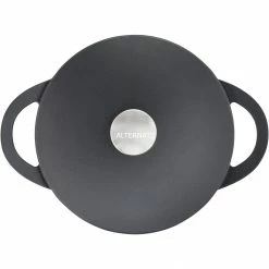 Töpfe Tefal Aluguss-Schmortopf Trattoria, Ø 28cm (schwarz, Mit Deckel) -Messer Verkaufsgeschäft Tefal Aluguss Schmortopf Trattoria 28cm@@1816110 2