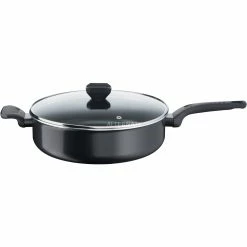Pfannen Tefal Schmorpfanne Easy Cook & Clean, Ø 24cm (schwarz, Mit Glasdeckel) -Messer Verkaufsgeschäft Tefal Schmorpfanne Easy Cook Clean 24cm@@1816001 2