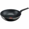 Pfannen Tefal Wok-Pfanne Easy Cook & Clean, Ø 28cm (schwarz) -Messer Verkaufsgeschäft Tefal Wok Pfanne Easy Cook Clean 28cm@@1816005