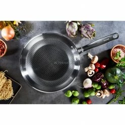 Pfannen Tefal Wok-Pfanne Eternal Mesh, Ø 28cm (edelstahl, Mit Glasdeckel) -Messer Verkaufsgeschäft Tefal Wok Pfanne Eternal Mesh 28cm@@1816027 6