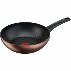 Pfannen Tefal Wok-Pfanne Resource, Ø 28cm (kupfer/schwarz)