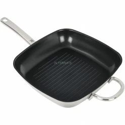 Pfannen WMF Grillpfanne Durado (edelstahl/anthrazit, 28cm X 28cm)
