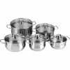 Töpfe WMF Topf-Set Diadem Plus, 5-teilig (edelstahl)