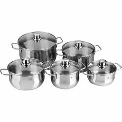 Töpfe WMF Topf-Set Diadem Plus, 5-teilig (edelstahl)